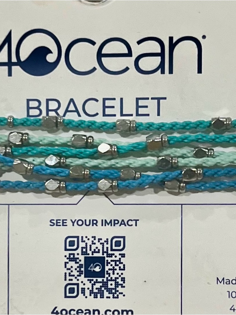 4ocean multi strand Beaded Bracelet - Picture 2 of 6
